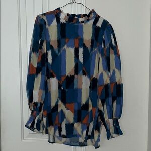 JODIFL Artistic Brushstroke Top